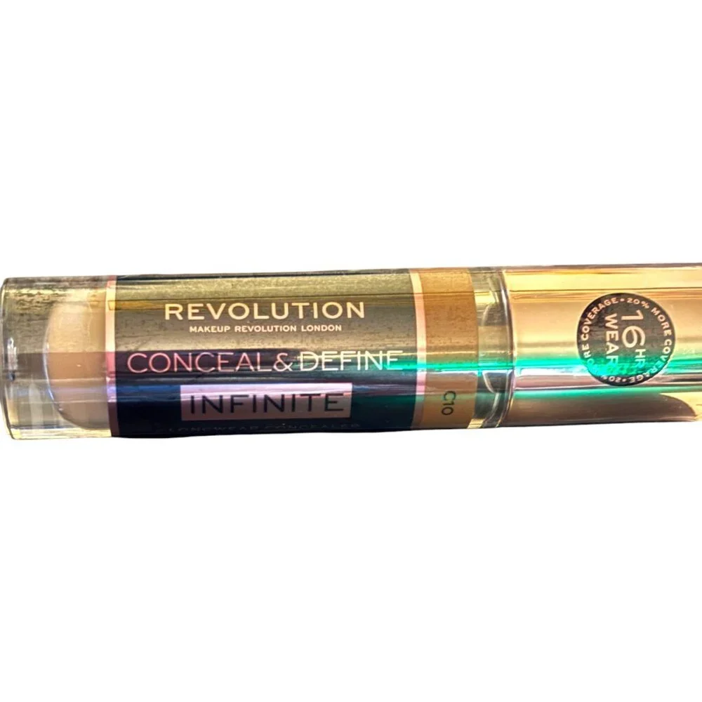 REVOLUTION Conceal & Define Infinite Longwear Concealer 9ml New Sealed‎